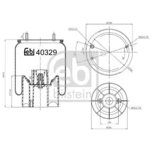 FEBI BILSTEIN 40329 Luftfederbalg