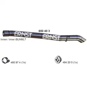 Abgasrohr Ernst 650403 f&uuml;r Volvo Hinten