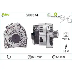 VALEO 200374 Pkw Generator - CORE-FLEX - BMW