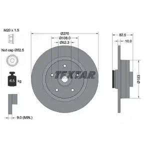 TEXTAR 92237203 Bremsscheiben 2 Stück hinten RENAULT TEXTAR 92237203 Bremsscheiben 2 Stück hinten RENAULT