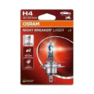 OSRAM 64193NL-1BL Gl&uuml;hlampe H4 60/55W 12V