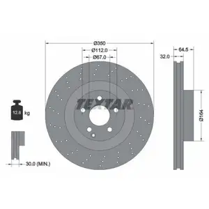 TEXTAR 92176405 Bremsscheiben 2 Stück vorne MERCEDES-BENZ TEXTAR 92176405 Bremsscheiben 2 Stück vorne MERCEDES-BENZ
