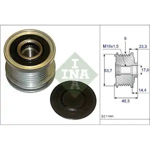 Generatorfreilauf Schaeffler Ina 535 0204 10 für Opel für Vauxhall Generatorfreilauf Schaeffler Ina 535 0204 10 für Opel für Vauxhall