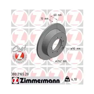 Zimmermann 380.2165.20 Bremsscheiben 2 Stück MITSUBISHI Zimmermann 380.2165.20 Bremsscheiben 2 Stück MITSUBISHI