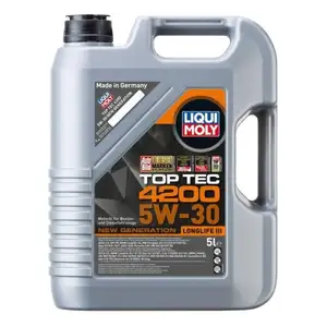LIQUI MOLY 3707 Top Tec 4200 5W-30 New Generation 5L LIQUI MOLY 3707 Top Tec 4200 5W-30 New Generation 5L