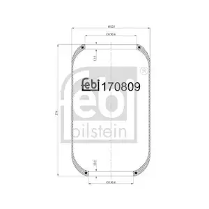 FEBI BILSTEIN 170809 Luftfederbalg FEBI BILSTEIN 170809 Luftfederbalg