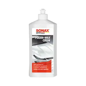 SONAX 02960000 Polish &amp; Wax Color NanoPro wei&szlig; 500ML