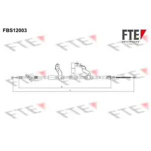 FTE 9250393 Bremsseil - FBS12003 FTE 9250393 Bremsseil - FBS12003