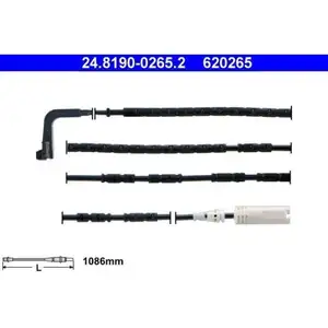 Original ATE Bremsbeläge hinten + Warnkontakt BMW 1er 3er Original ATE Bremsbeläge hinten + Warnkontakt BMW 1er 3er