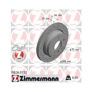 Original ZIMMERMANN 150.3437.52 Bremsscheiben 2 Stück für BMW Original ZIMMERMANN 150.3437.52 Bremsscheiben 2 Stück für BMW