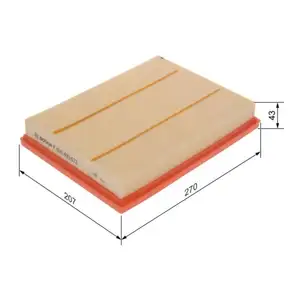 Luftfilter Bosch F 026 400 672 für Ford Luftfilter Bosch F 026 400 672 für Ford