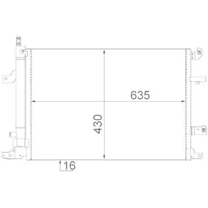 Kondensator Klimaanlage Mahle AC 497 000S Behr für Volvo Kondensator Klimaanlage Mahle AC 497 000S Behr für Volvo