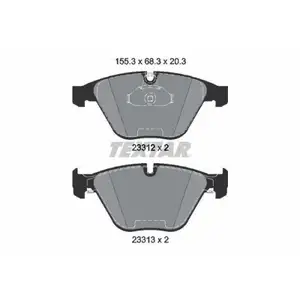 Textar Bremsenset Scheiben Ø324 belüftet Beläge WK vorn BMW 5er E60 E61 6er Textar Bremsenset Scheiben Ø324 belüftet Beläge WK vorn BMW 5er E60 E61 6er