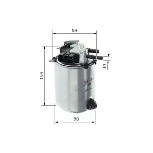 BOSCH F 026 402 288 Kraftstofffilter N2288