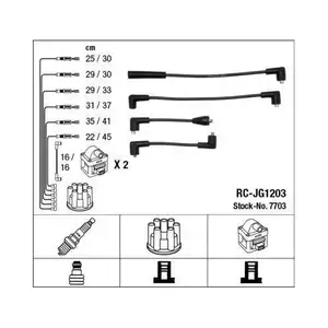 NGK 7703 Zündleitungssatz RC-JG1203 für JAGUAR NGK 7703 Zündleitungssatz RC-JG1203 für JAGUAR