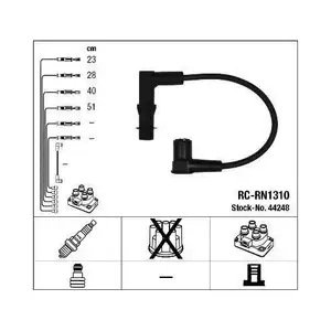 NGK 44248 Zündleitungssatz RC-RN1310 für RENAULT NGK 44248 Zündleitungssatz RC-RN1310 für RENAULT
