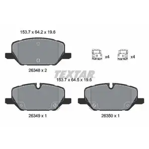 Bremsbelagsatz Scheibenbremse Textar 2634802 Q+ für Opel Vorderachse Bremsbelagsatz Scheibenbremse Textar 2634802 Q+ für Opel Vorderachse