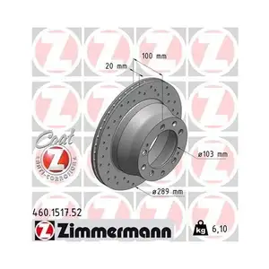 Original ZIMMERMANN 460.1517.52 Bremsscheiben 2 Stück für PORSCHE Original ZIMMERMANN 460.1517.52 Bremsscheiben 2 Stück für PORSCHE