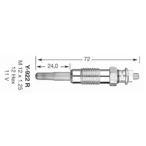 NGK 4356 NGK Glühkerze für ALFA, FIAT, LANCIA NGK 4356 NGK Glühkerze für ALFA, FIAT, LANCIA