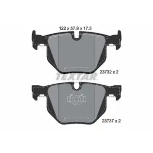 Textar Bremsbeläge hinten + Warnkontakt BMW 5er E60 6er E63 Cabriolet E64 Textar Bremsbeläge hinten + Warnkontakt BMW 5er E60 6er E63 Cabriolet E64