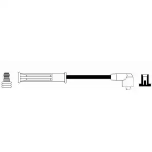 NGK 44004 Zündleitung 643 050 für DACIA, LADA, RENAULT NGK 44004 Zündleitung 643 050 für DACIA, LADA, RENAULT