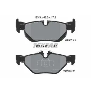 Textar Bremsenset Bremsscheiben Ø300 belüftet Beläge WK hinten BMW 1er 3er Textar Bremsenset Bremsscheiben Ø300 belüftet Beläge WK hinten BMW 1er 3er