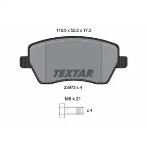 Textar Bremsenset Bremsscheiben Ø258 belüftet Bremsbeläge vorn Renault Clio IV Textar Bremsenset Bremsscheiben Ø258 belüftet Bremsbeläge vorn Renault Clio IV