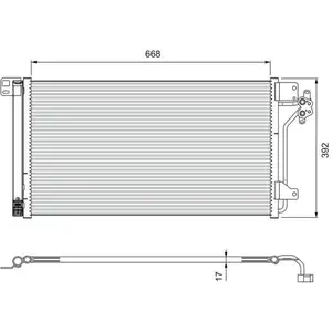 VALEO 814015 Kondensator Volkswagen Transporter 7J/ VALEO 814015 Kondensator Volkswagen Transporter 7J/