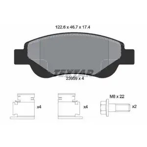 Textar Bremsenset Scheiben 247 mm belüftet Bremsbeläge vorn Aygo B1 Textar Bremsenset Scheiben 247 mm belüftet Bremsbeläge vorn Aygo B1