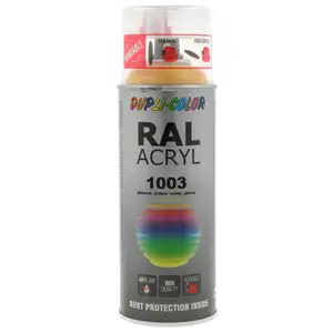 Ral Lack Dupli Color 719387 Ral Acryl Ral 1003 Signalgelb Glänzend 400 Ml Ral Lack Dupli Color 719387 Ral Acryl Ral 1003 Signalgelb Glänzend 400 Ml