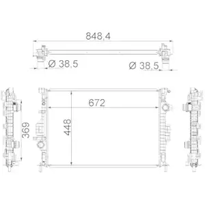 Kühler Motorkühlung Mahle CR 1748 000S Behr für Ford für Volvo für Land Rover Kühler Motorkühlung Mahle CR 1748 000S Behr für Ford für Volvo für Land Rover