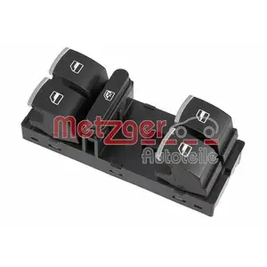 Schalter Fensterheber Metzger 0916997 f&uuml;r VW Fahrerseitig Vorne