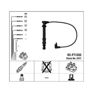 NGK 2571 Zündleitungssatz RC-FT1202 für FIAT, LANCIA NGK 2571 Zündleitungssatz RC-FT1202 für FIAT, LANCIA