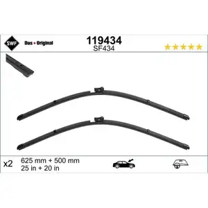 Wischblatt Swf 119434 Das Original Set für Audi für Bentley Vorne Wischblatt Swf 119434 Das Original Set für Audi für Bentley Vorne