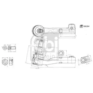 FEBI BILSTEIN 186264 Spurstangenendstück für BMW FEBI BILSTEIN 186264 Spurstangenendstück für BMW