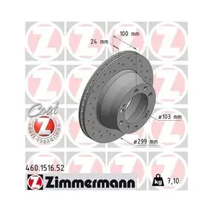 ZIMMERMANN 460.1516.52 Bremsscheiben 2 Stück für PORSCHE ZIMMERMANN 460.1516.52 Bremsscheiben 2 Stück für PORSCHE