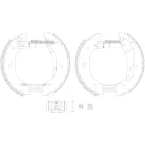 TEXTAR 84058600 PKW Bremsbacken Kits für FORD, LDV TEXTAR 84058600 PKW Bremsbacken Kits für FORD, LDV