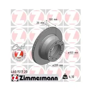 ZIMMERMANN 460.1517.20 Bremsscheiben 2 Stück für PORSCHE ZIMMERMANN 460.1517.20 Bremsscheiben 2 Stück für PORSCHE