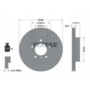 Original TEXTAR 92055605 Bremsscheiben 2 Stück vorne für BMW Original TEXTAR 92055605 Bremsscheiben 2 Stück vorne für BMW