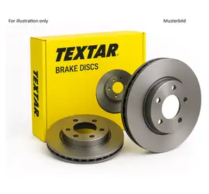 TEXTAR 92057605 Bremsscheiben 2 St&uuml;ck vorne f&uuml;r AUDI