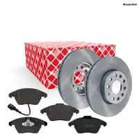 Febi Bremsscheiben Bremsbeläge Vorne für VW Golf 4 1J1 Polo