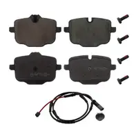 Febi Bilstein Bremsbeläge hinten + Warnkontakt BMW 5er Touring F11