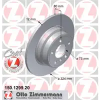 Zimmermann 150.1299.20 Bremsscheiben 2 Stück BMW