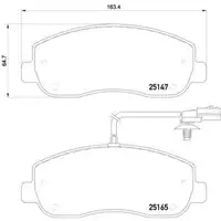Textar Bremsenset Scheiben Ø302 Beläge vorn Opel Movano B Renault Master III