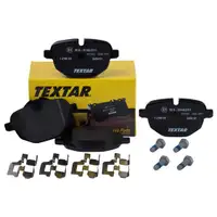 Textar Bremsbeläge hinten + Warnkontakt BMW X3 F25 X4 F26