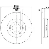 TEXTAR 92252703 Bremsscheiben 2 Stück HYUNDAI