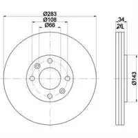 TEXTAR 92111603 Bremsscheiben 2 Stück CITROËN