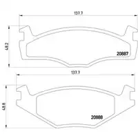 Textar Bremsenset Bremsscheiben Ø239 voll Bremsbeläge vorn VW Caddy I Passat
