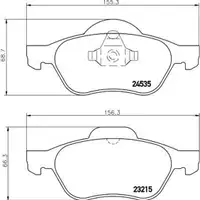 Textar Bremsenset Bremsscheiben Ø280 belüftet Bremsbeläge vorn Renault Megane
