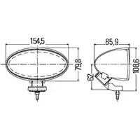 HELLA 1NA 007 891-801 Nebelscheinwerfersatz, H3